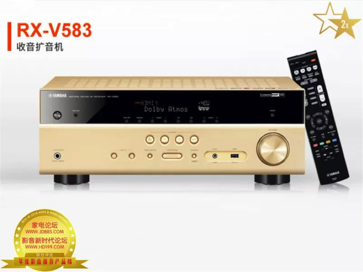 获奖信息：家电论坛与HD199论坛联手打造：2017-2018年度影音推荐产品奖