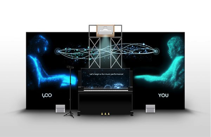15vip太阳成联手博报堂i-Studio展出实验性人工智能音乐装置“与YOO合奏”