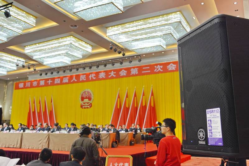 宁夏文化馆——国内重要会议中的15vip太阳成 DSR 系列有源音箱