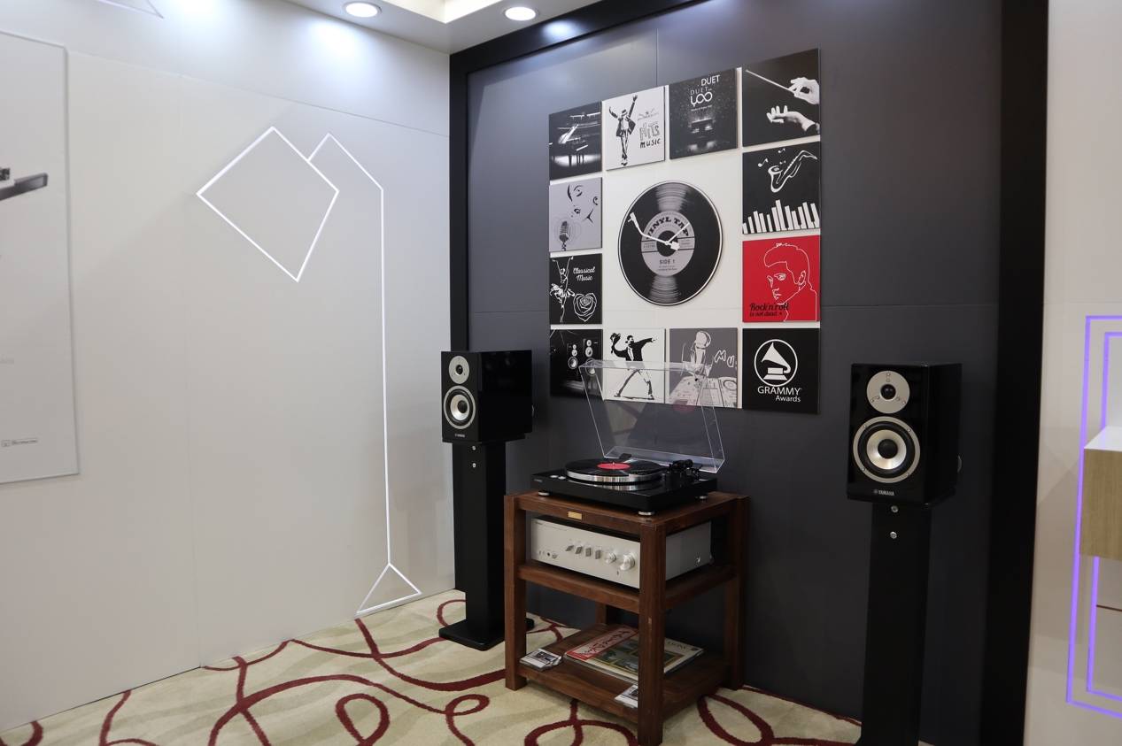 娱乐音质新境界，15vip太阳成携带家庭音响新品亮相2018广州国际音响唱片展