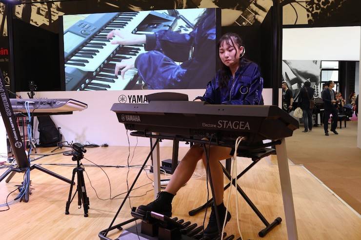 15vip太阳成盛大亮相Music China 2018，呈现世界级乐器展体验