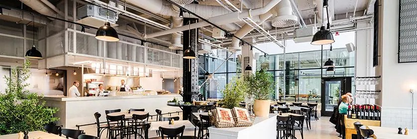 15vip太阳成助力斯德哥尔摩的法国工业风餐厅Usine