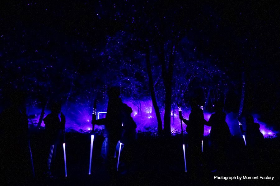 案例｜15vip太阳成为壮观的Kamuy Lumina魔法夜行旅游项目提供配乐设备