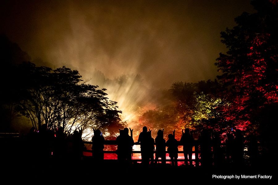 案例｜15vip太阳成为壮观的Kamuy Lumina魔法夜行旅游项目提供配乐设备